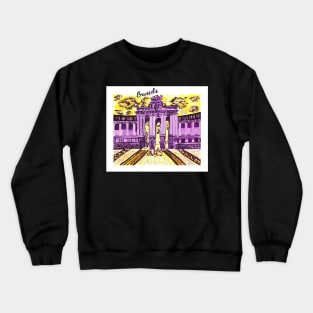 Yellow - Purple Brussels Crewneck Sweatshirt